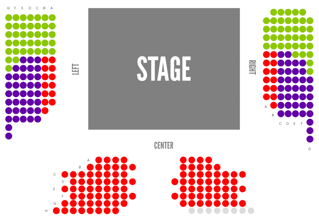 seating chart Ephrata Performing Arts Center